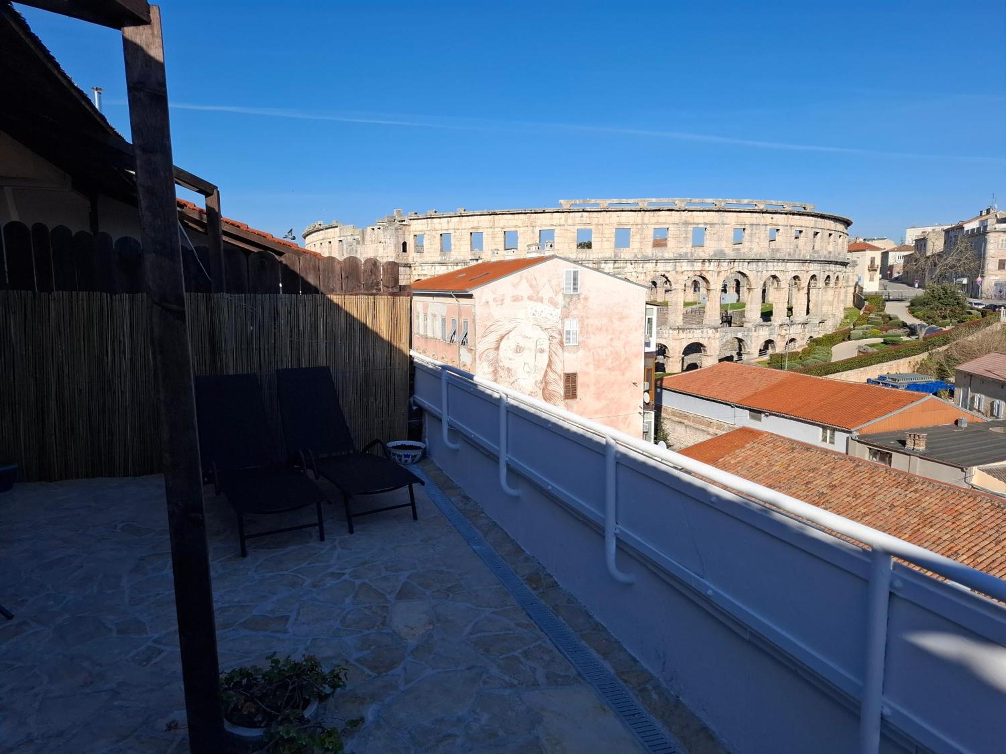 Terrace Dream View Over Amphitheatre Pula Exterior foto